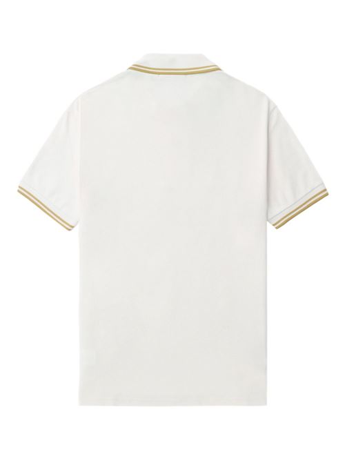 Polo manica corta con doppio bordino e logo ricamato FRED PERRY | M3600Y53